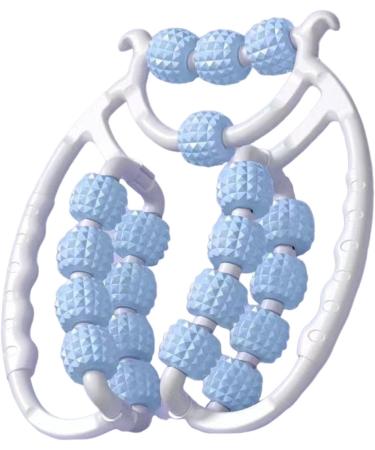 Buy Rad Fascia Muscle Roll - Adjustable Leg Massage Roller with 15 Rolls & 360 Rotation for Muscle Relaxation Calf & Neck Relief - Ideal for Yoga & Bodybuilding - Blue - Buy Online on GoSupps.com