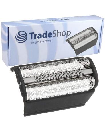 Trade shop Double -shearing film Compatible with Braun ContoUs 370 380 390cc 5735 5738 5739 5873 5874 5875 5877 5895 5897 - Type 31b black