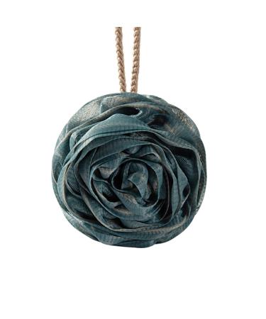 Bath Sponges for Shower - Large Rose Bath Sponge - Portable Bath Bombs with Lanyard Cute Bath Accessories for Bathroom Home Apartment Dorm