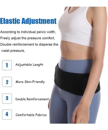 YANHAO Premium Belt for Back Pain & Sciatica Relief - Black - Buy Online on GoSupps.com