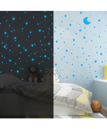 Glow Ceiling Stars Blue - Kids Bedroom Decor Wall Stickers - Buy Online on GoSupps.com