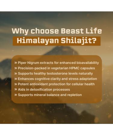Himalayan Shilajit Capsules | Pure & Potent | Improves Muscle Strength Stamina Energy & Power | Supports Faster Recovery | Natural & Organic | 60 Capsules 60 Count (Pack of 1) - Buy Online on GoSupps.com