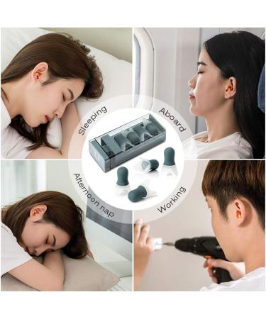Sangmei Noise Cancelling Ear Plugs Sound Blocking Earplug Noise Reduction Reusable with Storage Case for Sleeping Snoring Shooting Swimming Flight Earplug - Buy Online on GoSupps.com