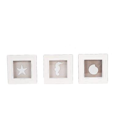 Aliceva SS-BCS-02710 Home Decor Accents 6.25 Off White (Pack of 3)