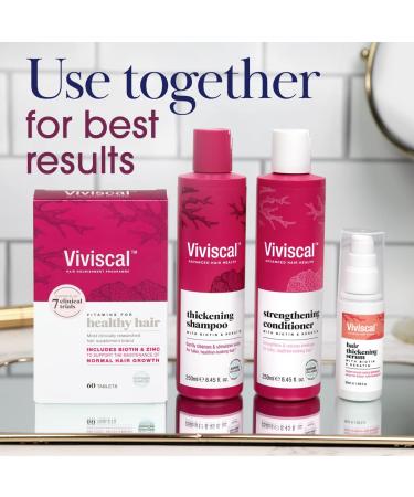 Viviscal Thickening Shampoo with Biotin, Keratin, Marine Collagen & Seaweed Extract - 250ml - Buy Online on GoSupps.com