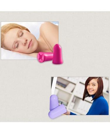 Hearing Protection Earplugs - 3 Pairs of Noise-Reducing Silicone Ear Plugs for Sleep & Silence (Small Color A) - International Shipping Available - Buy Online on GoSupps.com