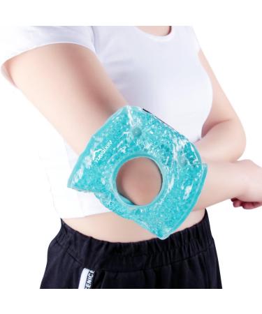Adjustable Ice Pack Cooling Knee Brace for Pain Relief - Hot Cold Therapy Wrap for Joint Injuries - Meniscus Tear, Arthritis, Sprains & Swelling - Blue - Buy Online on GoSupps.com