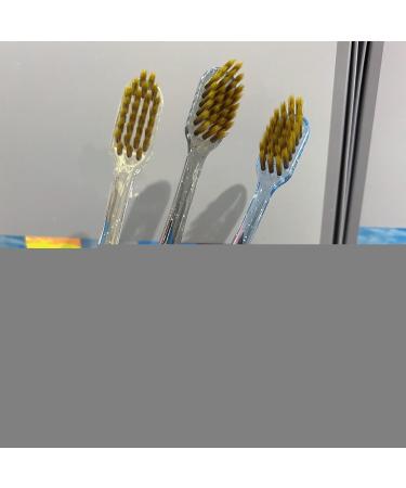 Portable Soft Toothbrush Set - 6 Pieces with Bristle Cleaner & Dental Floss | Ideal Travel Toothbrush Pack for Family - Buy Online on GoSupps.com