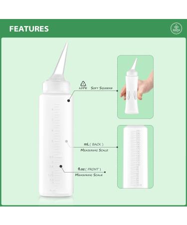 Angled Tip Applicator Bottle 8.5 oz - Pack of 3 | Precision Dispenser for DIY Projects - Buy Online on GoSupps.com