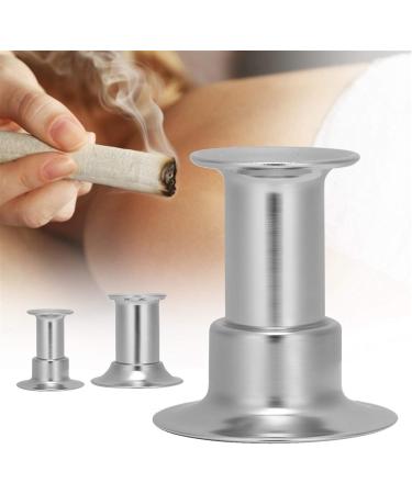 Yanhao Moxa Rolls Sticks - Smokeless Artemisia Moxa Roll for Moxibustion Stainless Steel Moxa L scher Roller 2cm Massage Box - Buy Online on GoSupps.com