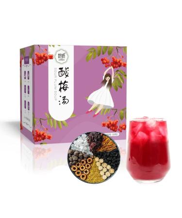 Sour plum soup 100g (10g*10 packs), sweet and sour, iced summer tea, flower tea bag, substitute tea, independent tea bag, combination tea, brewed, brewed with water, easy to carry, cold brewed tea, triangle tea bag
