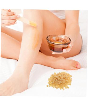 Beavorty Waxing Beads Hair Removal Cream for Women Men Bikini Line Facial Brazilian Treatment Eyebrows and Armpits Honey 100 G Yellow - Buy Online on GoSupps.com