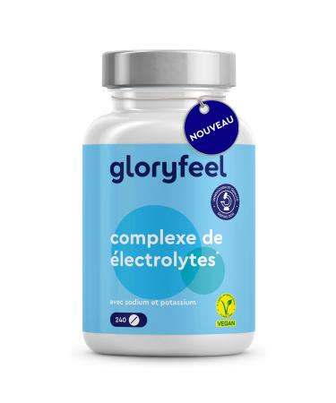 Comprim s Electrolytes Hydratation - 240 Comprim s avec Magn sium Potassium Sodium Calcium et Chlorure - quilibre lectrolytique* et Fonction Musculaire* - Vegan et Sans Additifs Inutiles