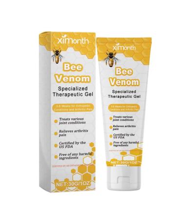Bee Venom Cream Pain Relief Cream Reduce Pain Relieve Stiffness Muscle Sooting Cream for Joint Protection Discomfort Treatment Default
