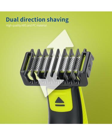 YINKE Double-Sided Attachments for Philips One Blade & OneBlade Pro - 4 Combs of 1, 2, 3, and 5 mm - Maintain Your Stubble Length - 4Pcs - Buy Online on GoSupps.com