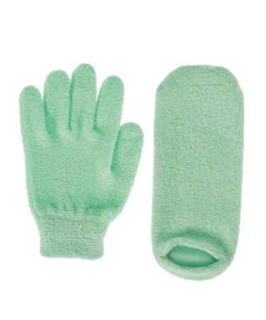 CALLARON 2 Paires De Mitaines De Soins De Beaut Spa Pour Mains Avec Gel Naturel Blanchissant Et Exfoliant