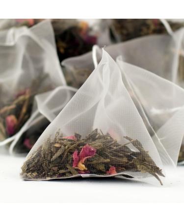 Kaika Cherry Sencha Green Tea -15 Biodegradable Pyramid Tea Bags - Buy Online on GoSupps.com