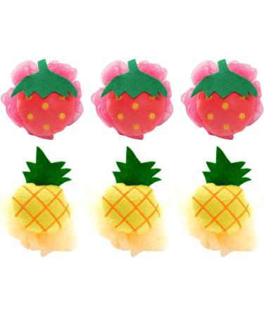 FOMIYES Natural Loofah Sponge Set - 6pcs Bath Scrubber for Exfoliation & Cleansing | Eco-Friendly Shower Loofah | International Shipping Available - Buy Online on GoSupps.com