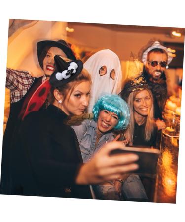 KONTONTY Witch Hat Barrettes Witch Hat Hairpins Black Hair Clips Cosplay Costume Props Headband Black Mini Hat Decor Witch Party Hats Mini Witch Has Women's Accessories Satin Halloween - Buy Online on GoSupps.com