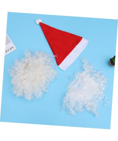 Holibanna 3pi ces Chapeau De No l Perruque De P re No l Et Ensemble De D guisement Pour Adultes Et Gar on Fille D corations - Buy Online on GoSupps.com
