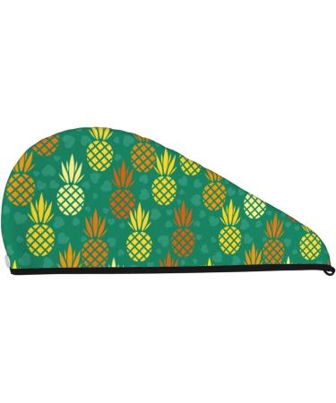 Buy Pineapples1 Microfiber Hair Towel - Super Absorbent Coral Velvet Wrap for Long Curly & Thick Hair - Quick Dry Hair Cap for Women - Buy Online on GoSupps.com