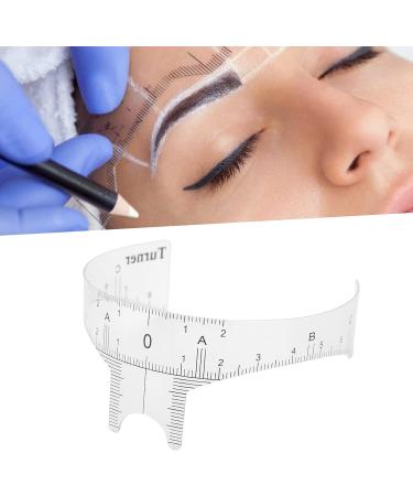 Tbest Piercing Supplies Professional Eyebrow Positioning Ruler Microblading Brow Shape Design Ruler Measure Toolb (Nose bridge ruler type B) - Buy Online on GoSupps.com