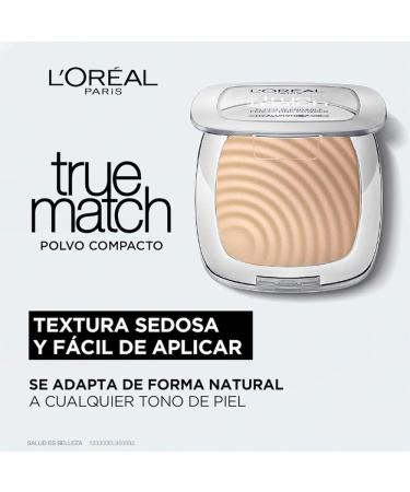 L'Or al Paris Powder Foundation Super-Blendable With Hyaluronic Acid Light Texture for a Flawless Finish True Match Perfecting Powder 8D (Pack of 2) 8W - Golden Cappuccino 9 g (Pack of 2) - Buy Online on GoSupps.com