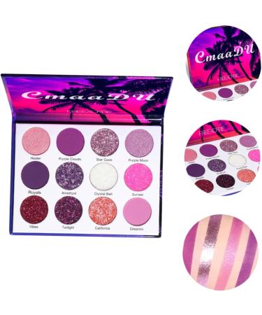 Healeved 2 Boxes Eyeshadow Palette Makeup Pallet Cosmetics Palette Woman Eyeshadow Pallet Colorful Plastic 1 count (Pack of 1) Colorfulx2pcs - Buy Online on GoSupps.com