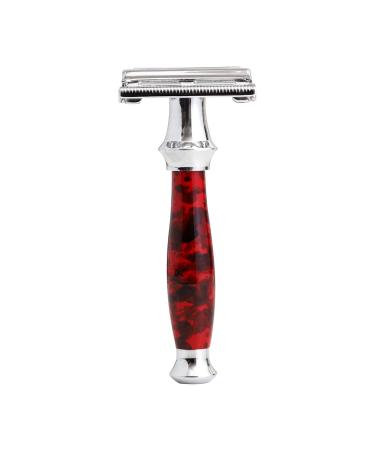 Pearl Shaving Butterfly Safety Razor for Men - Eco-Friendly Twist-to-Open Shaving Kit | Perfect Valentine's Day Gift - Buy Online on GoSupps.com