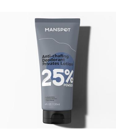 Buy Ball Deodorant Lotion to Powder for Men | Anti-Chafing & Odor Neutralizer - 4oz - Buy Online on GoSupps.com
