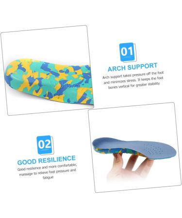 FRCOLOR Flatfoot Insoles for Men & Women - Cushioned Shoe Inserts Non-Slip Velvet Arch Support Perfect for Running & Foot Care (18.00X7.80X2.00CM - Buy Online on GoSupps.com