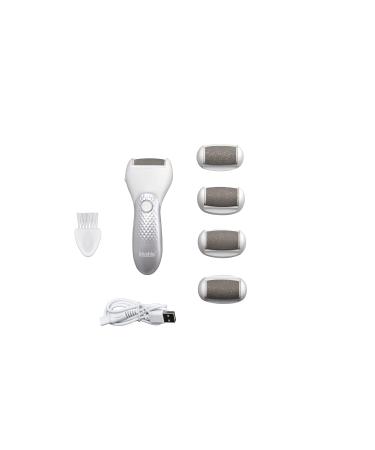 Blushly Rechargeable Foot Callus Remover - Electric Foot Callus Remover with Interchangeable Heads - Callus Remover for Feet - Heel Callus Remover