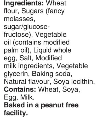Bear Paws Molasses Cookies - Soft Cookie Snack Packs School Snacks Made With Real Molasses Peanut Free 240g 6 Pouches Molasses 240g (6 Pouches) - Buy Online on GoSupps.com