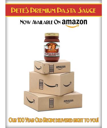 Petes Premium Marinara Pasta Sauce - 16oz Each (2 Pack) - Buy Online on GoSupps.com