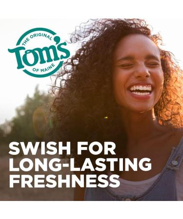 Buy TOMS OF MAINE Long Lasting Wicked Fresh Cool Mountain Mint Mouthwash 16 OZ - Natural Oral Care for Fresh Breath | International Shipping - Buy Online on GoSupps.com