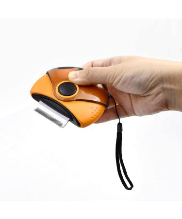 Precorn 3-in-1 Pet Brush for Cats | Orange Long & Short-Haired Grooming Tool | Massage & Fur Care Hair Remover - Buy Online on GoSupps.com
