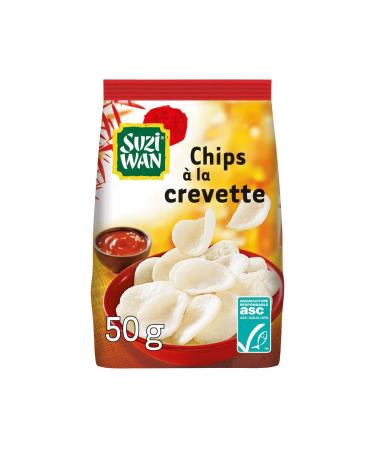 Pack of 3 units *** SUZI WAN Shrimp Chips 50g