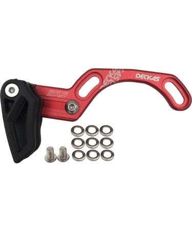 DECKAS Chain Guide ISCG 05 Mount 7075 Aluminium Alloy Mount Bike Chain Guard MTB Bicycle Chain Protector 30-40T Red