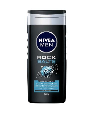 NIVEA MEN Shower Gel Rock Salts 250 ml 4 pieces