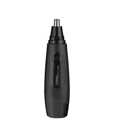 Stylecraft Schnozzle Cordless Nose & Ear Trimmer - Water Resistant Portable LED Light - Matte Black - Buy Online on GoSupps.com