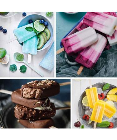 200pcs 4.5 Natural Wooden Food Grade Craft Sticks for DIY Crafts and Ice Cream - Eco-Friendly Popsicle Sticks - Buy Online on GoSupps.com