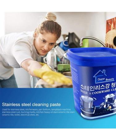 Cleaning Paste Cookware Rust Removal Cleaner Multi-Functional Cleaner for Stainless Steel Metal Polishes Rust Stain Remover Fanelod - Buy Online on GoSupps.com