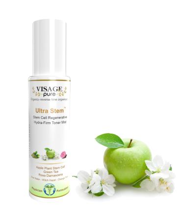Ultra Stem Regenerative Anti-Aging Toner - Extra Strength Highest Concentration Stem Cell Toner. Tightens The Skin and Minimizes Pores - Organic - Physician Formulated -Research Supported