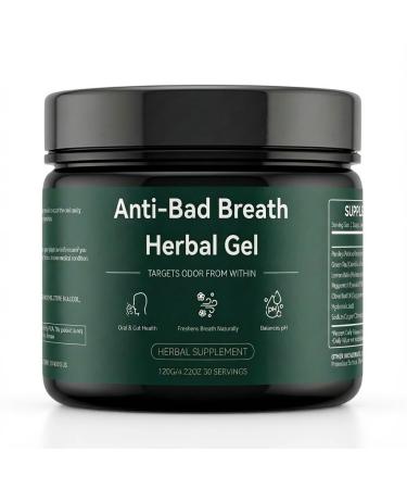 Anti-Bad Breath Herbal Gel Supplement - Body & Breath Odor Control from The Inside Internal Deodorant Natural Herbal Deodorant Gel with Parsley and Chlorophyll Full Body Deodorizer (1)