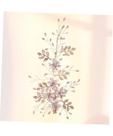 minkissy 1pc Crystal Hair Clips Wedding Barrettes Rhinestone Side Hair Clips Flower Hair Clips Bridal Hair Barrettes Crystal Hair Accessories Wedding Women Barrettes Hair Pin Fashion Bride - Buy Online on GoSupps.com