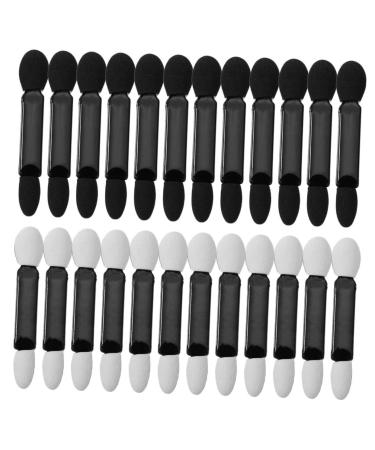 FOMIYES 120pcs Cotton Eyeshadow Brush Mutitool Sponges Makeup Lip Scrubber Eyeshadow Sponge Applicator Comestic Applicator Make up Cotton Eye Shadow Brush Applicator Non Latex 5x1x0.5cm Assorted Color