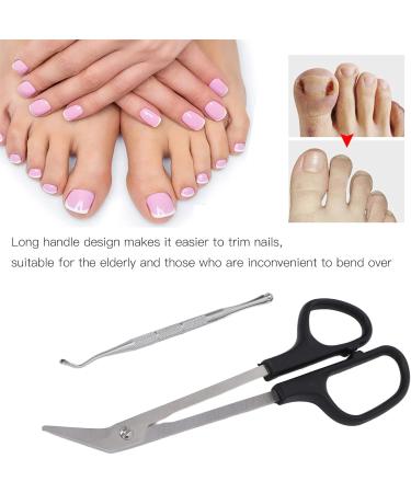 Toenail Clippers for Seniors Toenail Scissors Long Handled Ergonomic Unique Design Toenail Clippers with Nail Picker for Adults The Elderly - Buy Online on GoSupps.com