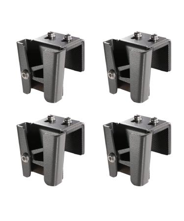 NKEOSN Pontoon Fender Clips with Spring, Boat Fender Clips for Square Rails, Adjustable Stainless Steel Bumpers Hangers, Boat Bumper Clips 4 PACK