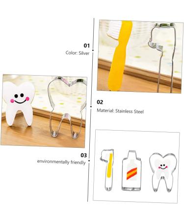 Bestonzon 18-Piece Children's Suit - Toothpaste Tooth Cutter Fondant Shape Cookies Stainless Steel Tools & Party Accessories - Buy Online on GoSupps.com