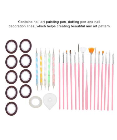 Professional Nail Art Set for Manicure Dotting Tools & Mixing Pen International Shipping - Buy Online on GoSupps.com